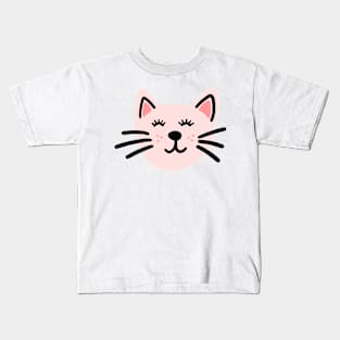 Cute cat pattern Kids T-Shirt